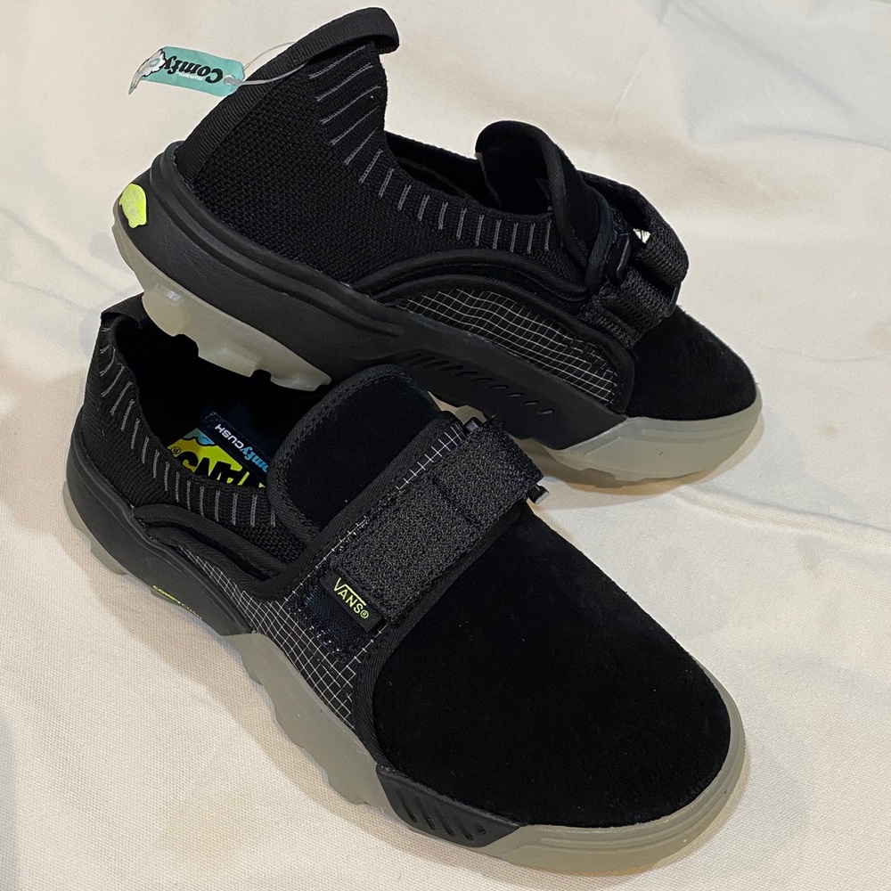 VANS Coast CC Sneakers Suede Canvas Black Shoes Casual